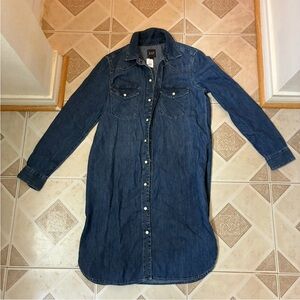 GAP Denim Shirt Dress